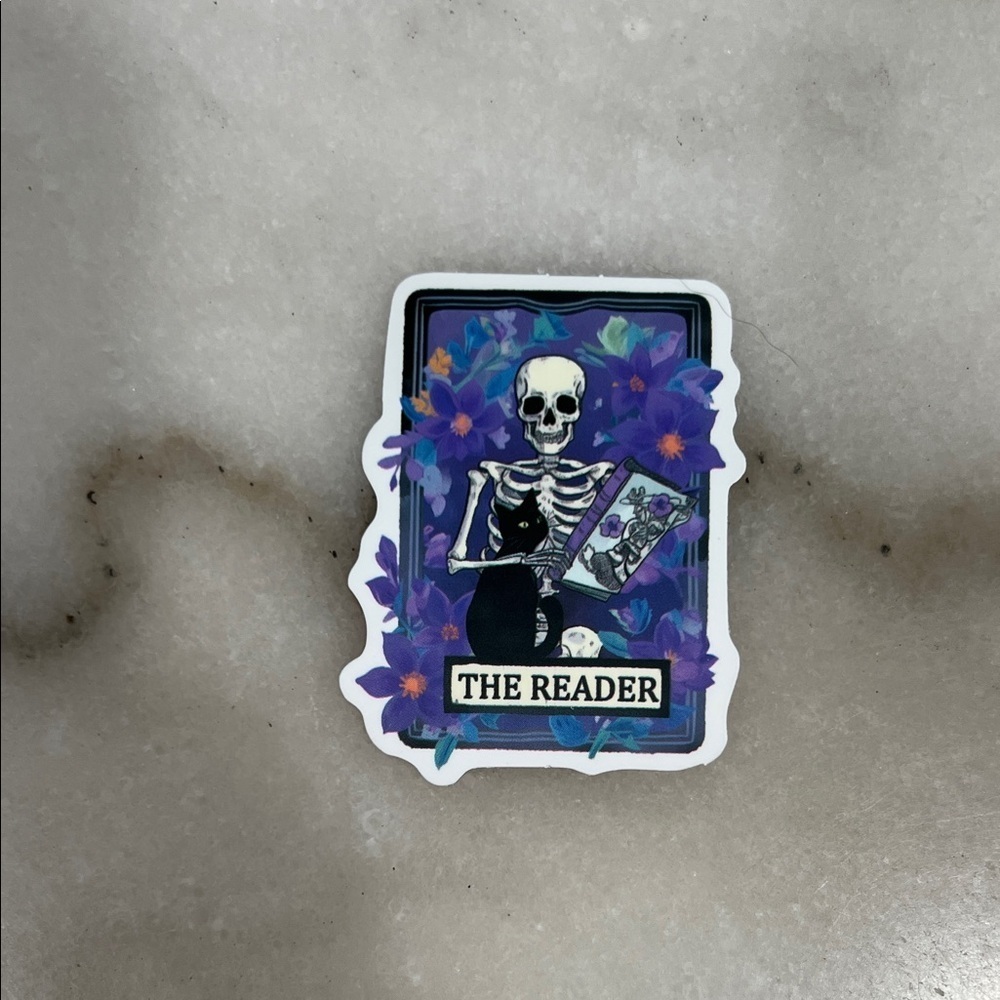 Skeleton Reader Mystic Waterproof Sticker Set - Picture 5 of 9